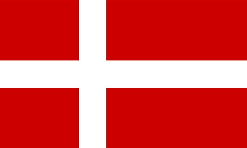The flag of Denmark