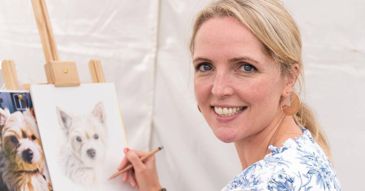Jackie captures animal art of the show